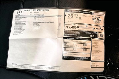2025 Mercedes-Benz GLC GLC 300 4MATIC®