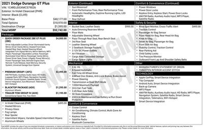 2021 Dodge Durango GT Plus