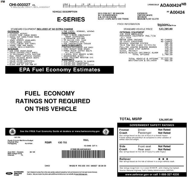 2010 Ford E-350SD XLT