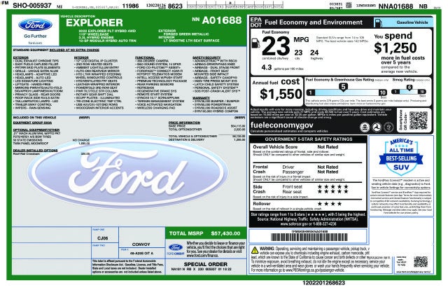2022 Ford Explorer Platinum