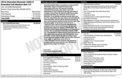 2016 Chevrolet Silverado 1500 LT LT1