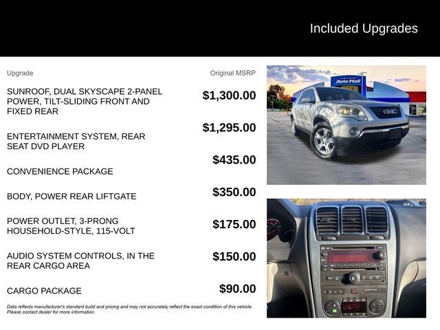 2007 GMC Acadia SLT-1 8 Passenger