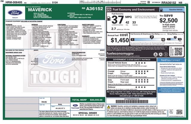 2024 Ford Maverick XLT Hybrid