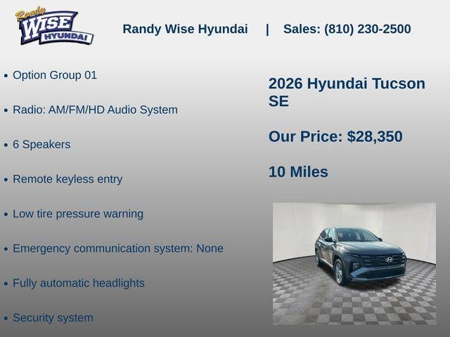 2026 Hyundai TUCSON SE FWD