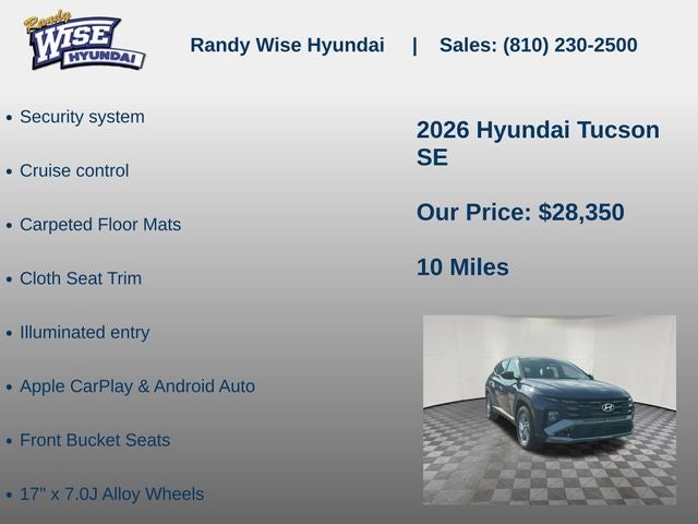 2026 Hyundai TUCSON SE FWD