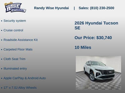 2026 Hyundai TUCSON SE AWD