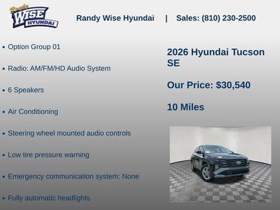 2026 Hyundai TUCSON SE AWD