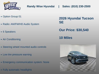 2026 Hyundai TUCSON SE AWD
