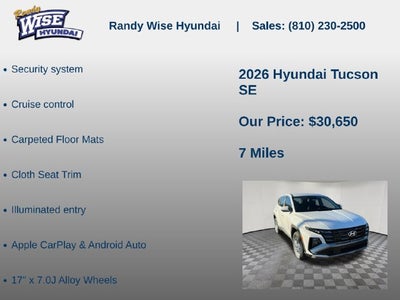 2026 Hyundai TUCSON SE AWD