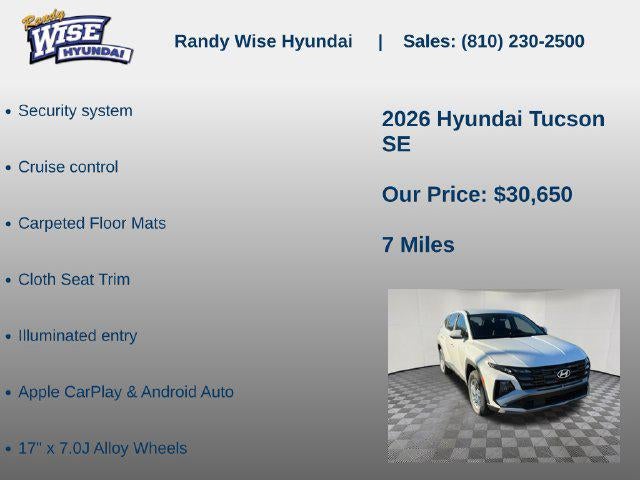 2026 Hyundai TUCSON SE AWD
