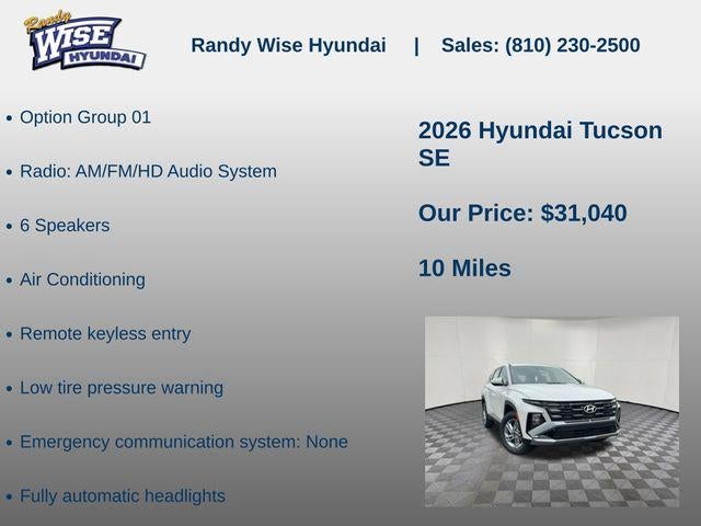 2026 Hyundai TUCSON SE AWD