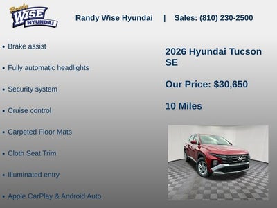 2026 Hyundai TUCSON SE AWD