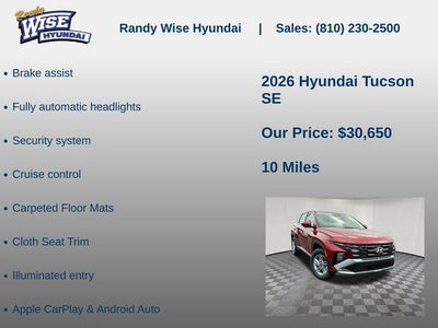 2026 Hyundai TUCSON SE AWD