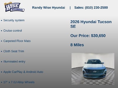 2026 Hyundai TUCSON SE AWD