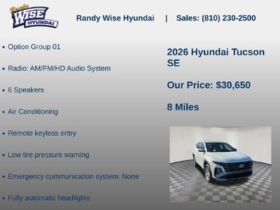 2026 Hyundai TUCSON SE AWD