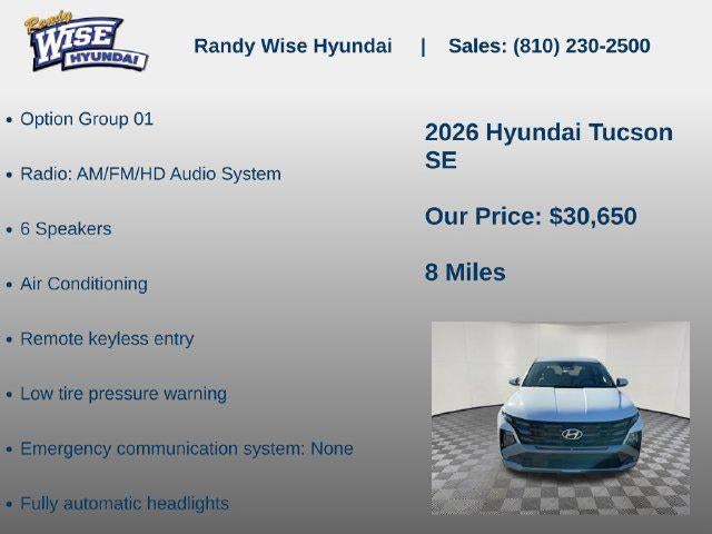 2026 Hyundai TUCSON SE AWD