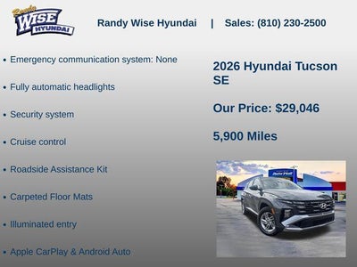 2026 Hyundai TUCSON SE AWD