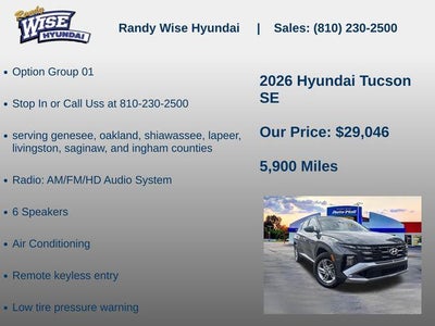 2026 Hyundai TUCSON SE AWD