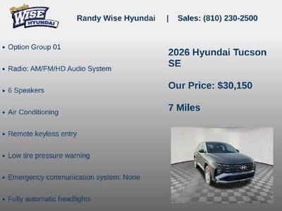 2026 Hyundai TUCSON SE AWD