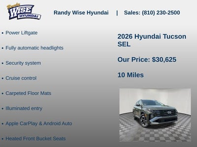 2026 Hyundai TUCSON SEL FWD
