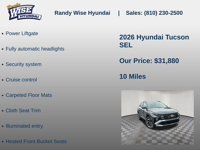 2026 Hyundai TUCSON SEL AWD