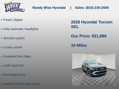 2026 Hyundai TUCSON SEL AWD