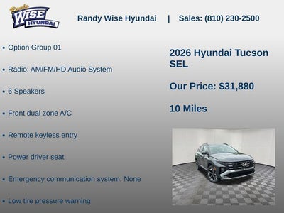 2026 Hyundai TUCSON SEL AWD
