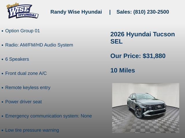 2026 Hyundai TUCSON SEL AWD