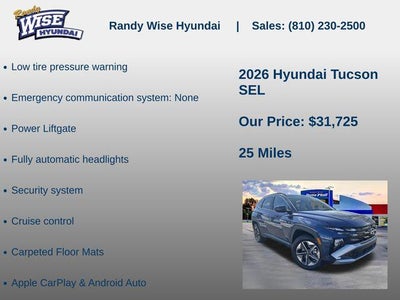 2026 Hyundai TUCSON SEL AWD