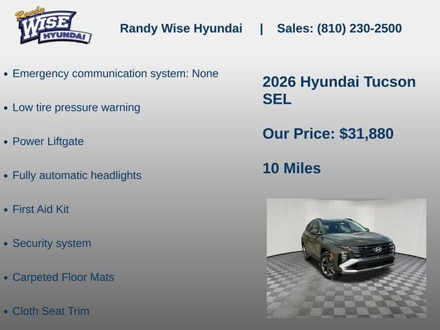 2026 Hyundai TUCSON SEL AWD