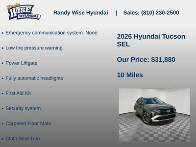 2026 Hyundai TUCSON SEL AWD