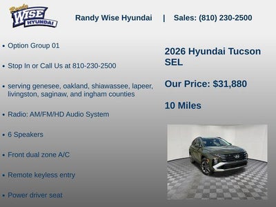 2026 Hyundai TUCSON SEL AWD