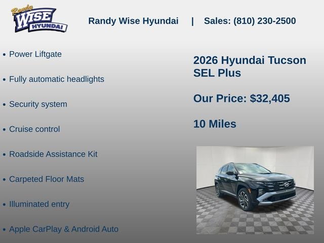 2026 Hyundai TUCSON SEL Plus AWD