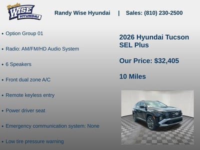 2026 Hyundai TUCSON SEL Plus AWD