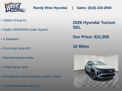 2026 Hyundai TUCSON SEL AWD