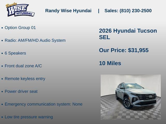 2026 Hyundai TUCSON SEL AWD