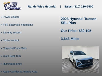 2026 Hyundai TUCSON SEL AWD