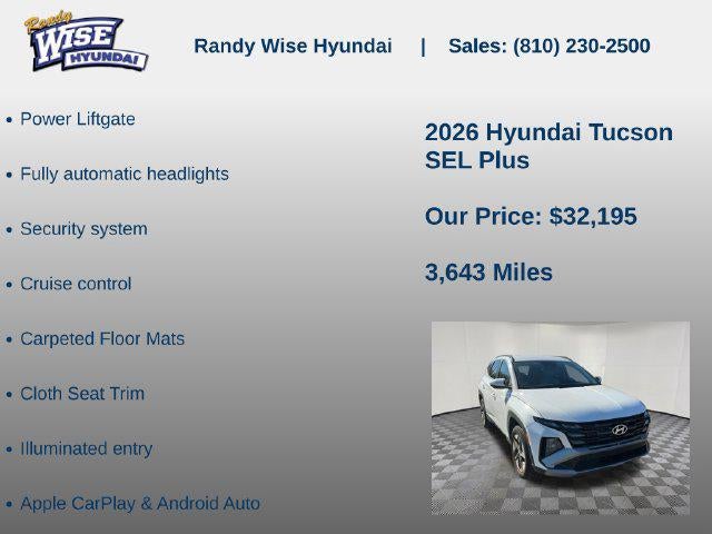 2026 Hyundai TUCSON SEL AWD