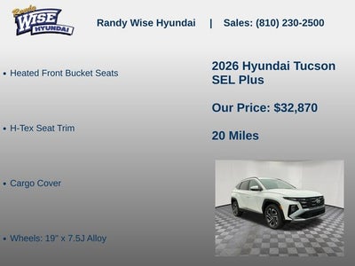 2026 Hyundai TUCSON SEL Plus AWD