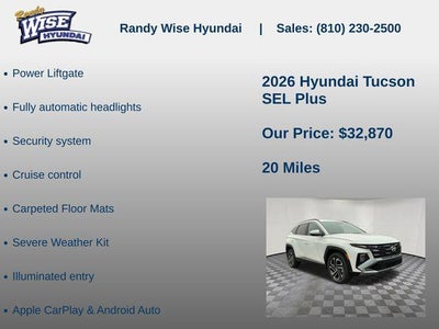 2026 Hyundai TUCSON SEL Plus AWD