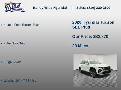 2026 Hyundai TUCSON SEL Plus AWD