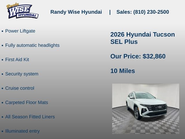 2026 Hyundai TUCSON SEL Plus AWD