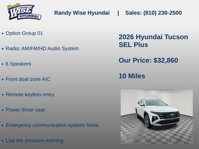2026 Hyundai TUCSON SEL Plus AWD