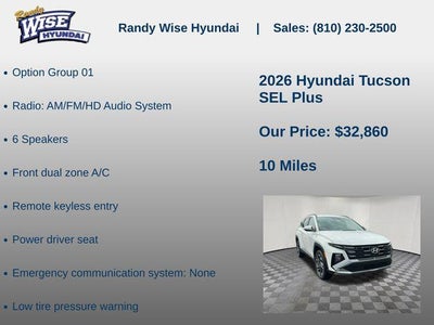 2026 Hyundai TUCSON SEL Plus AWD