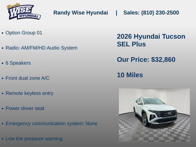 2026 Hyundai TUCSON SEL Plus AWD