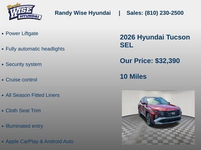 2026 Hyundai TUCSON SEL AWD