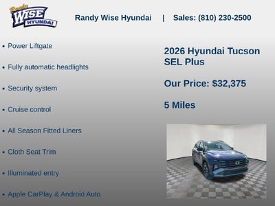 2026 Hyundai TUCSON SEL AWD