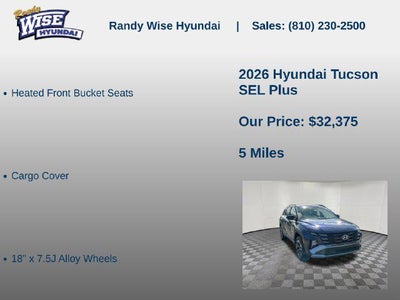 2026 Hyundai TUCSON SEL AWD