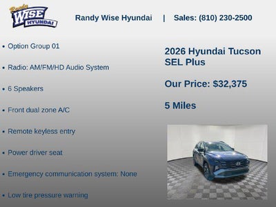 2026 Hyundai TUCSON SEL AWD