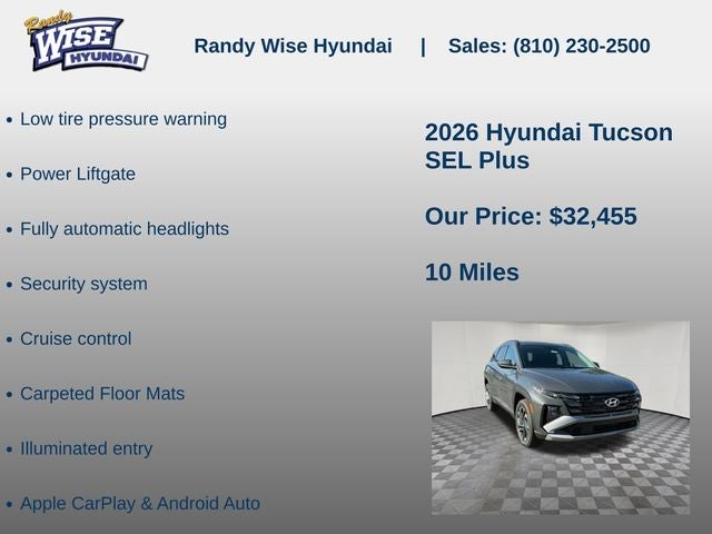 2026 Hyundai TUCSON SEL Plus AWD